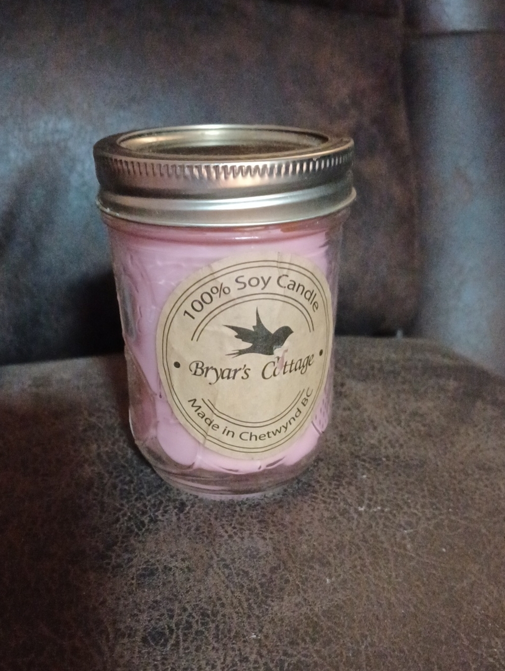 4/$40 New "Sweet Pea" Pink Soy Candle In A Jar